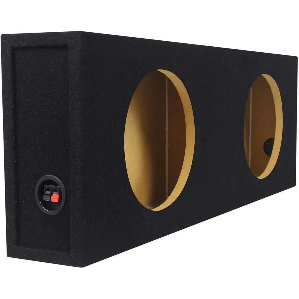 Dual 10 Sealed Car Subwoofer Enclosure, 0.56 Cubic Feet, 5/8 MDF, 4.62 Mount Depth, Made in USA