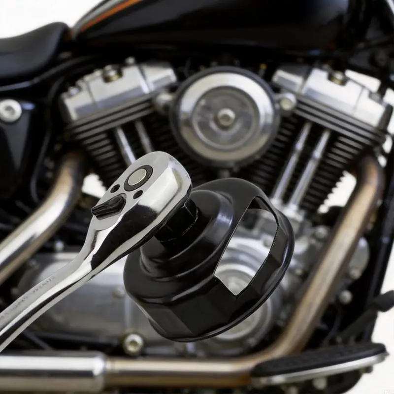 M76E Kompakter Motorrad-Ölfilter-Entfernerschlüssel für Fahrräder mit 76 mm Innendurchmesser – Detail 3