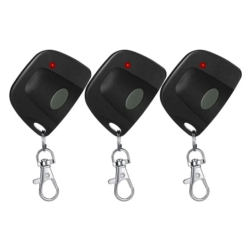 

N84R 3 PCS Garage Door Remote Compatible With Multicode 300Mhz 10 Dip Switch 3089 3060 3070 Gate Opener With Keychain