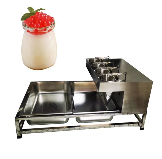 Automatic Electric High Productivity 4 Heads Boba Making Machine for Agar Konjac Crystal Pearl & Jelly Beans