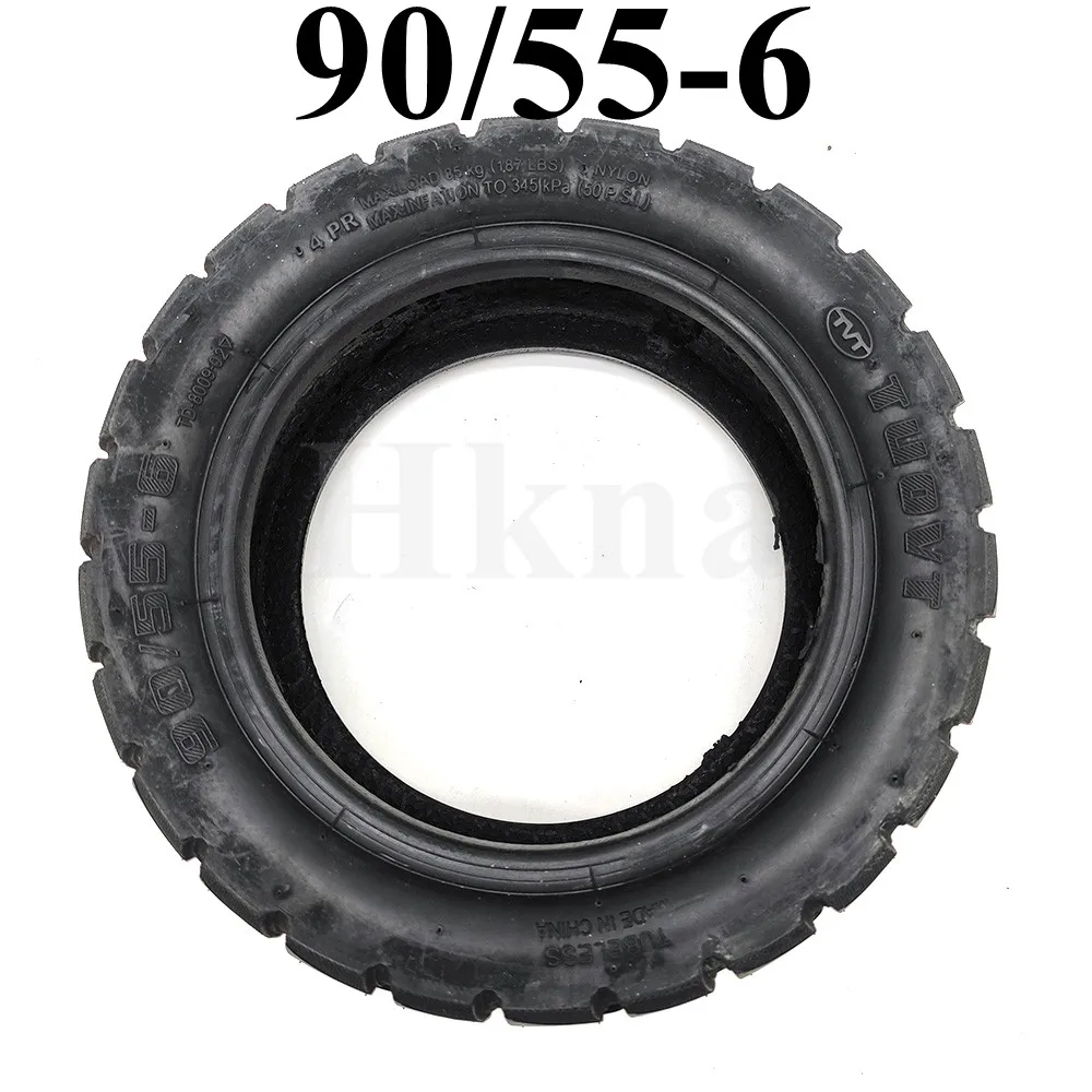 Good Quality 90/55-6 Tubeless Tyre Thickened Off-road Vacuum Tire for Electric Scooter Accessories