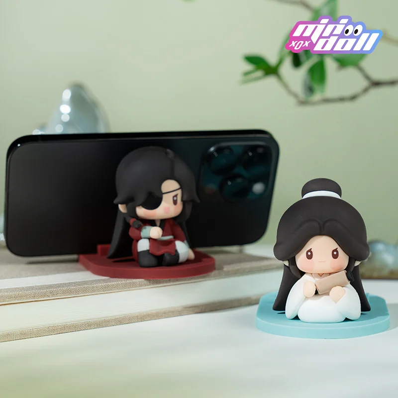 Anime Mobile Phone Support Tian Guan Ci Fu Tgcf Xie Lian Hua Cheng Figure Holder Doll Toys Cute Cosplay Girl's Christmas Gifts