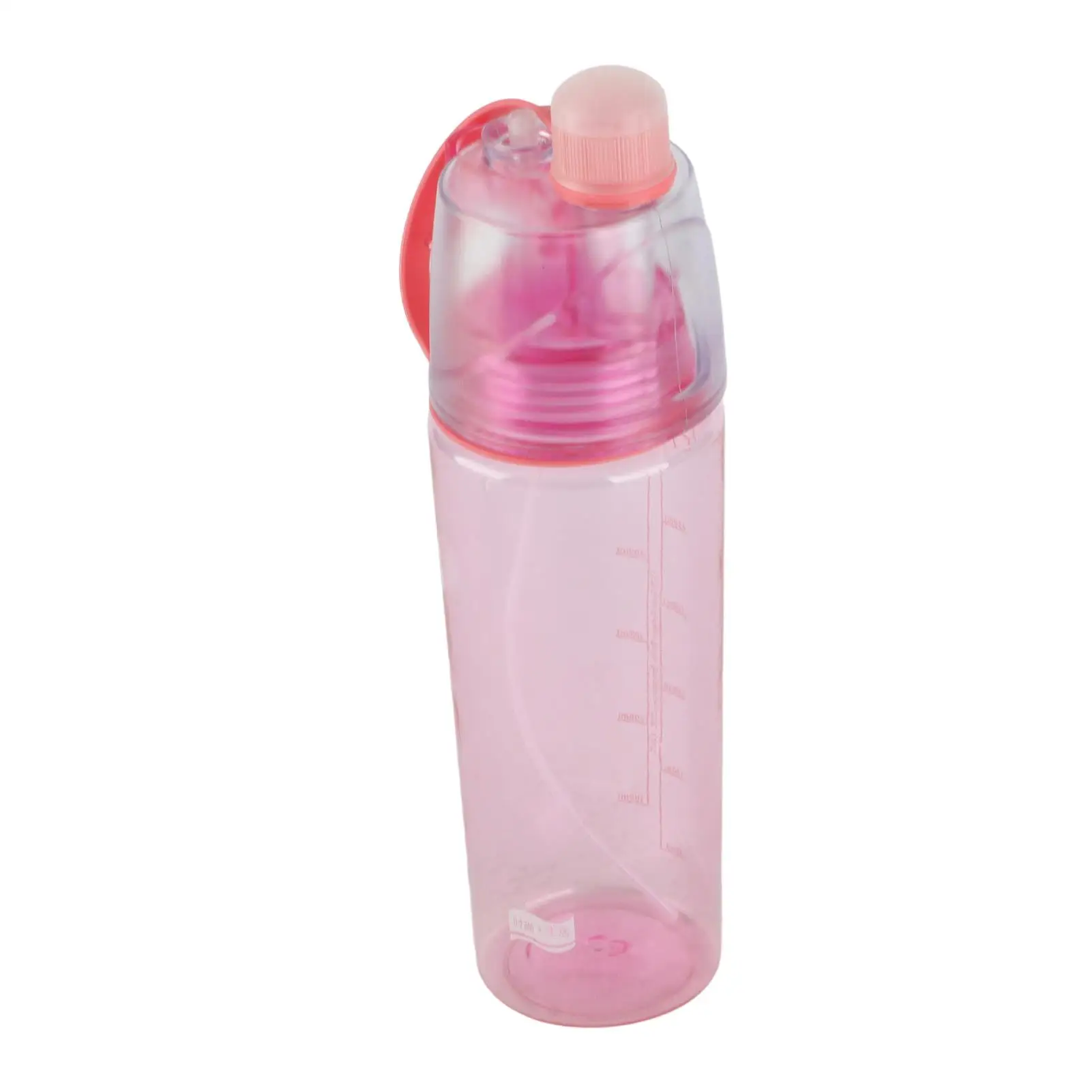 600ML Pink Portable Leak-Proof Spray Bottle with Clear Plastic Head - Ideal for Travel & Home Use