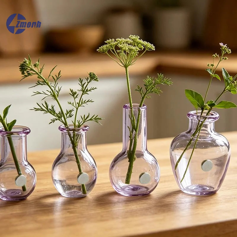 New！Mini Glass Vase Fridge Magnet 3D Micro Landscape Decorative Plant Pot Magnet For Refrigerator Kitchen Living Room Ornament