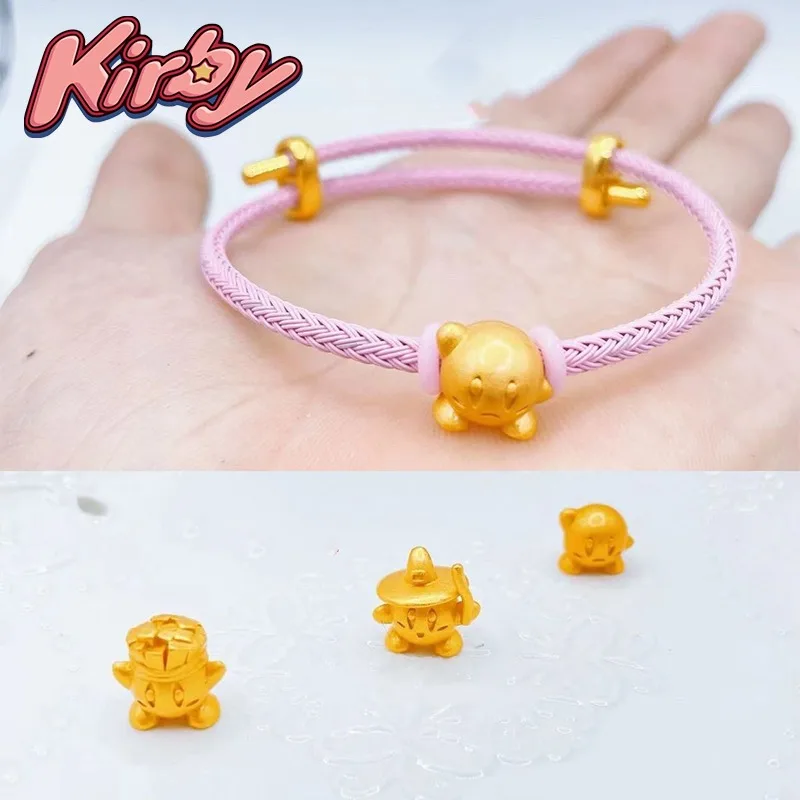 

Kirby Bracelet Gold Anime Women Girls Charms Fashion Adjustable Jewelry Creative Cute Bangle Decoration Children Toys Gifts