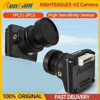 RunCam Night Eagle 3 V2 FPV Camera Starlight Night Vision Camera 1500TVL 16:9/4:3 NTSC/PAL For RC FPV Racing Drone