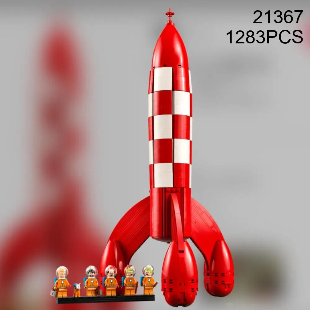 Building Blocks Moon Launch Rocket  Classic Space Movie Scene 1283PCS Technology Kit Collection Display Toys Gift for Adult view 2