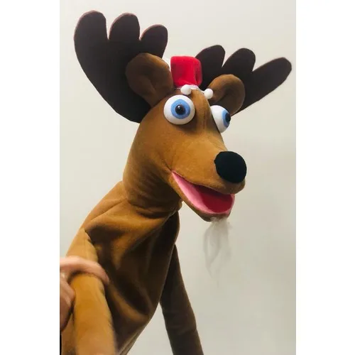 Uçaneller Kuklaevi Deer Sister Hand Puppet