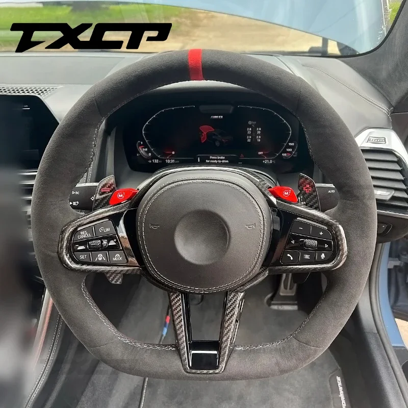 Old upgraded new 2025 M4 carbon fiber steering wheel suitable for G30G31G26 g03g04g07gg8