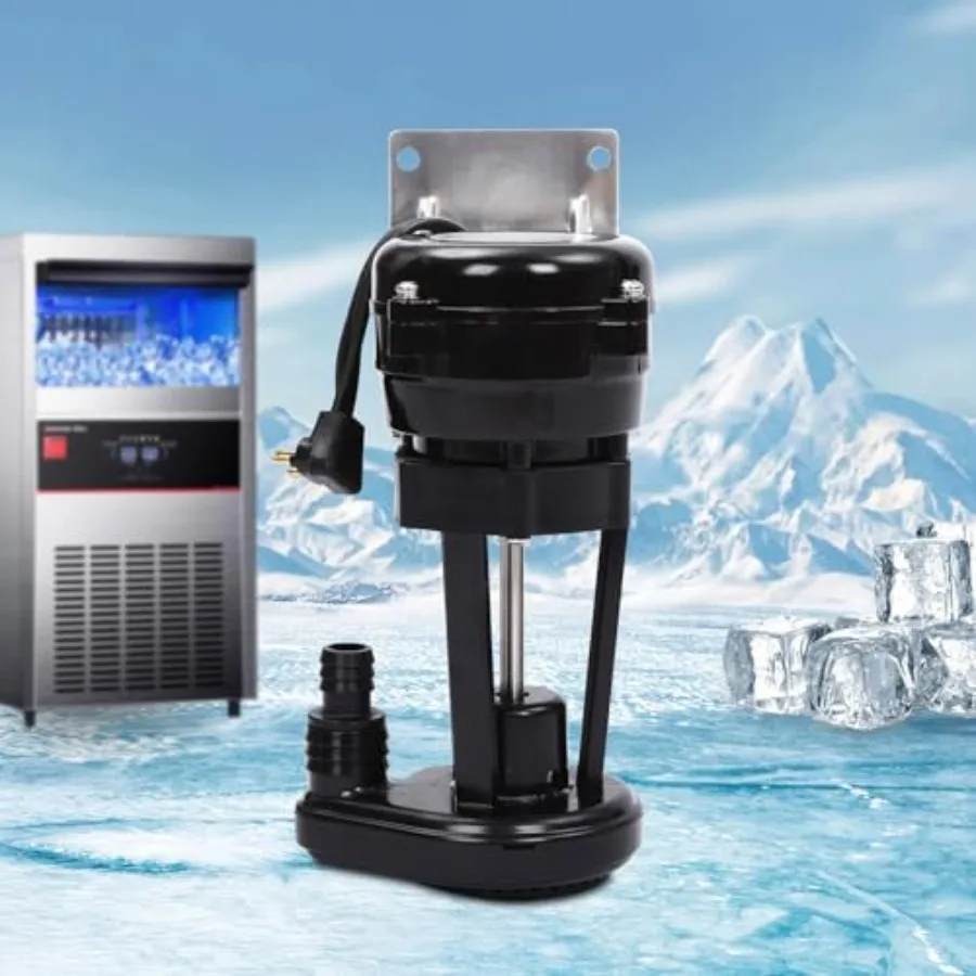 Water Pump of Ice Machine Replacement, Universal Pump Ice Machine Accessories, 110V 3W Ice Maker Pump Part Compatible