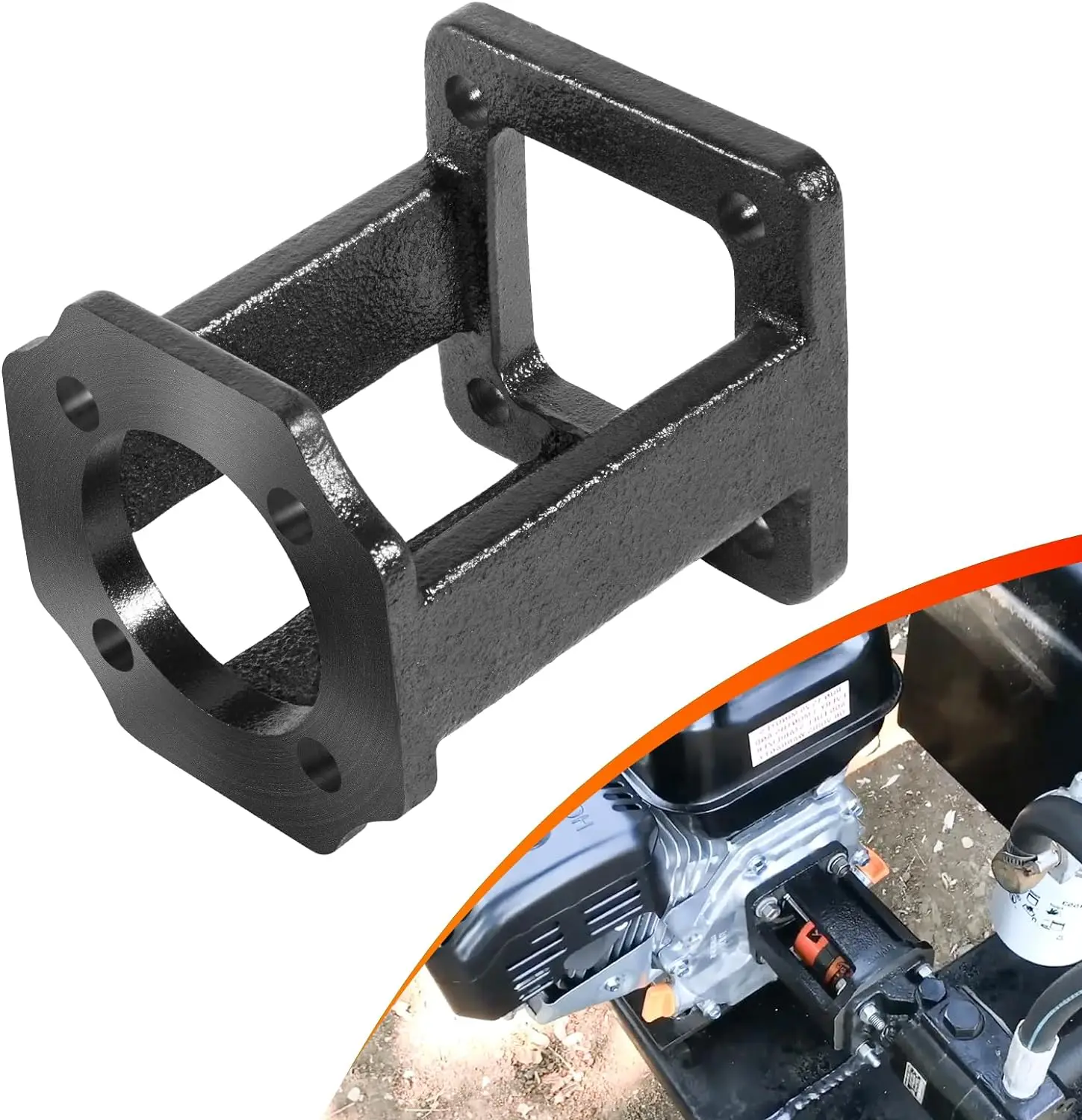 

TM Hydraulic Wood Log Splitter Pump Mount Bracket for 5-7 Hp Engines Fit for SpeeCo, Oregon, Husky 20, 21 and 22 ton Units.