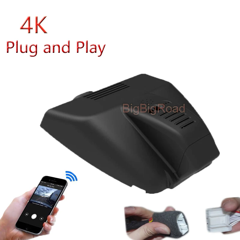 

4K Plug And Play For Honda Inspire 2019 2020 2021 2022 Car Video Recorder Wifi DVR Dash Cam Camera FHD 2160P Wide Angle