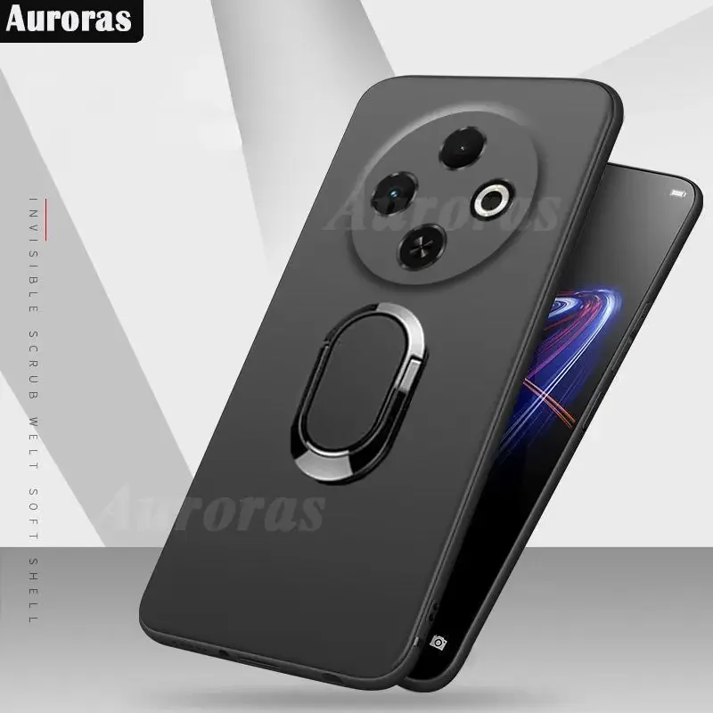 

Phone Case For Tecno Spark 30C 30 Adsorbable Ring Ultra-Thin Silicone Soft Cover For Tecno Spark 30 Pro c30 pro30 Shockproof