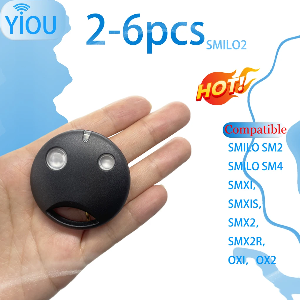 YIOU SM2 SM4 433MHz Italy Brand Garage Remote Control Rolling 433.92MHz Code Gate Opener Keychain