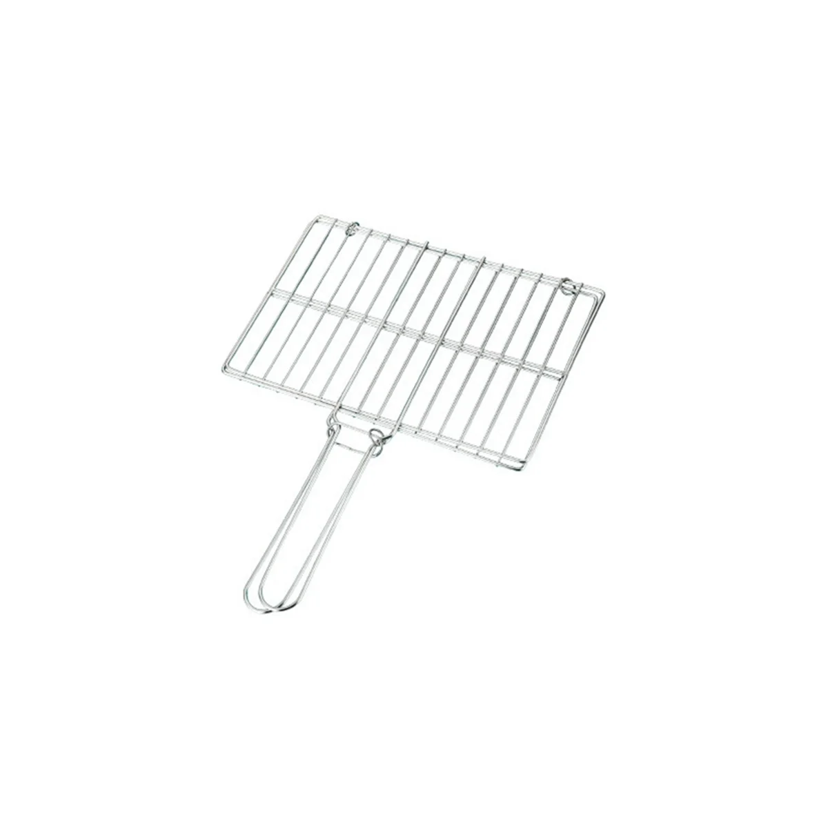 Flat Braai Grid Securely Holds Food for Grilling Outdoor Cooking Barbecue BBQ M