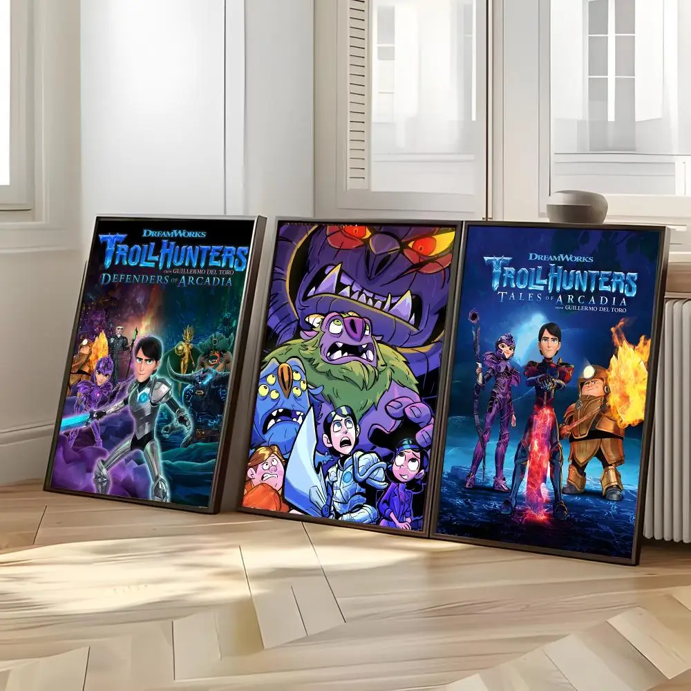 Animation Fantasy 3-3Below Tales Of Arcadia Poster Printed Wall Decal for Bedroom Study Decor Gifts