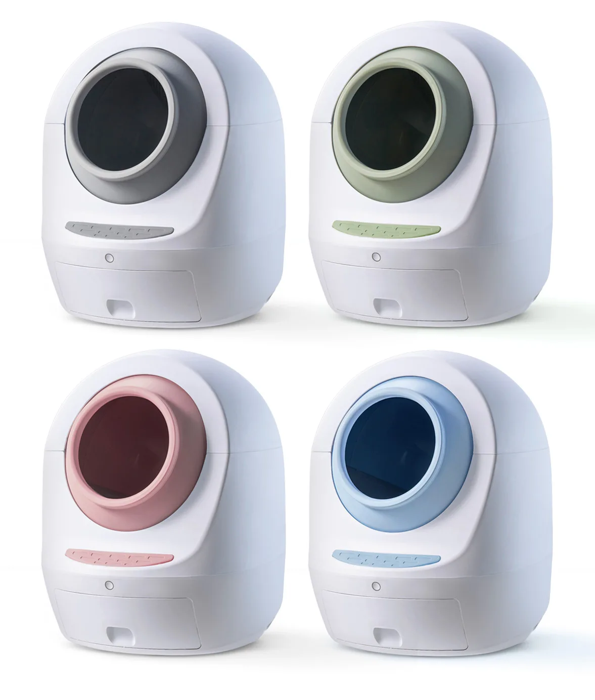 حار بيع التنظيف الذاتي التلقائي مرحاض القط مريحة حوض نفايات القط الفاخرة كبيرة الذكية صندوق نفايات القط