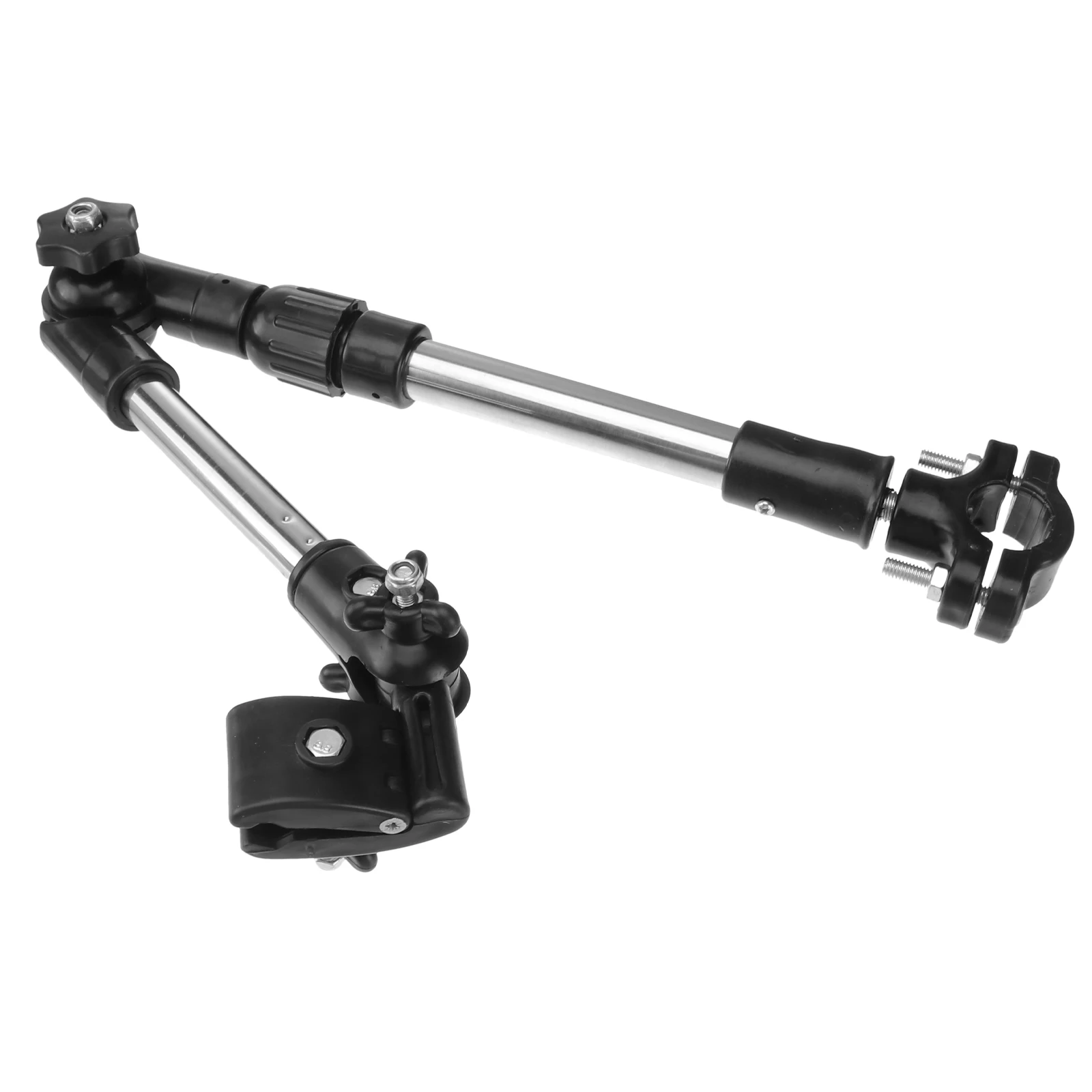 

Adjustable Extendable Umbrella Bracket Holder for Wheelchair Stroller Bike Parasol Bar Connector Clamp Mount Stand Black Easy
