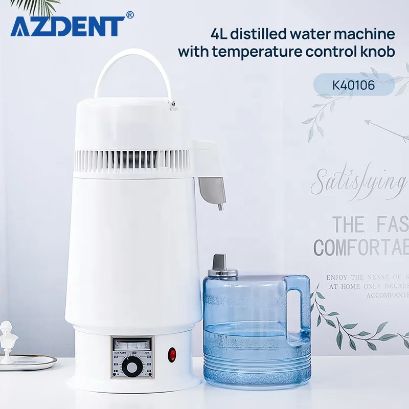 Popular Distiller Dentals Water Filter Portable Home Use Stainless Steel Plastic Jug Distilled Machine for Alcohol