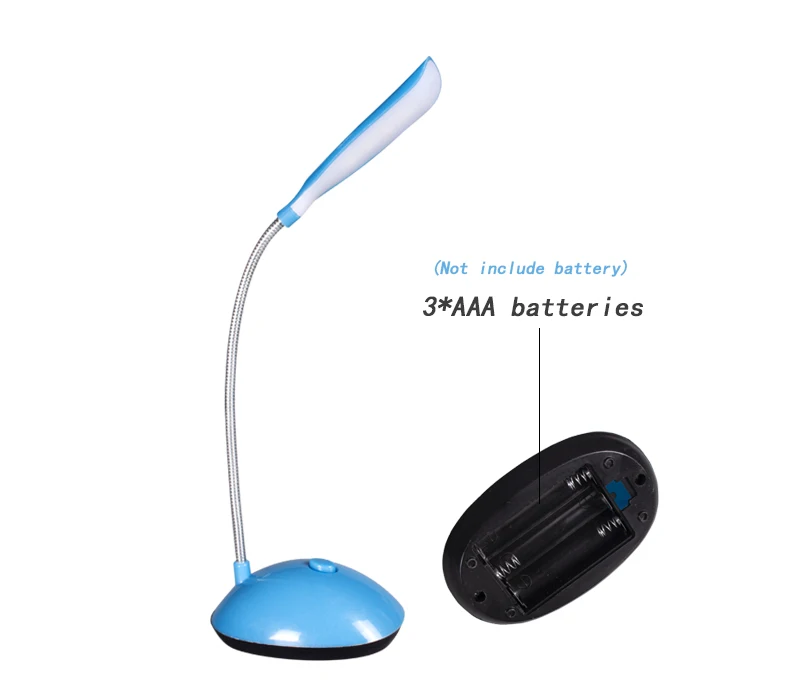 LED Desk Lamp Eye Protection Lamp Table AAA Battery Reading Book Lights Reading Lamp Desk Lights Morden Lamp to Read a Book