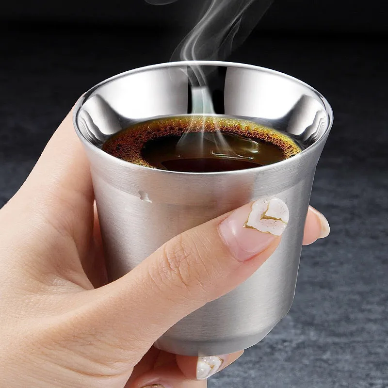 Thermo Cup Convenient Insulated Pixie Premium Materials Capsule Modern Design Double Wall Coffee Cup Nespresso Pixie Coffee Mug