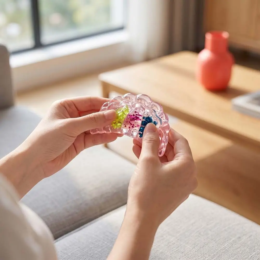 3pcs/set With Steamer Mini Dumplings Squishy Cute Pinch Squeezable Simulation Crystal Dumpling Crystal Fidget Steamed Dumplings