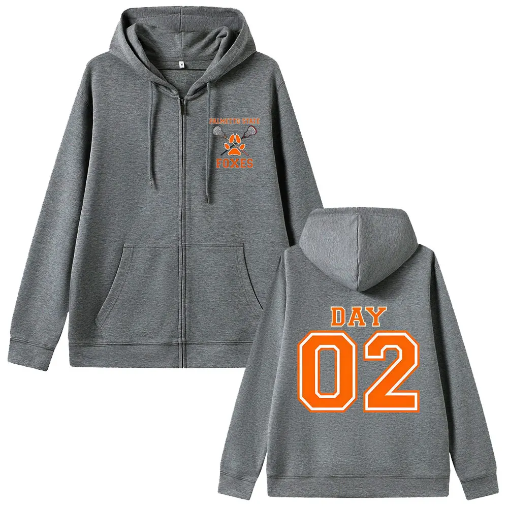 All for The Game The Foxhole Court Palmetto State Foxes Zip Up Hoodie Men Women Fashion Zipper Hoodies Male Fashion Streetwear