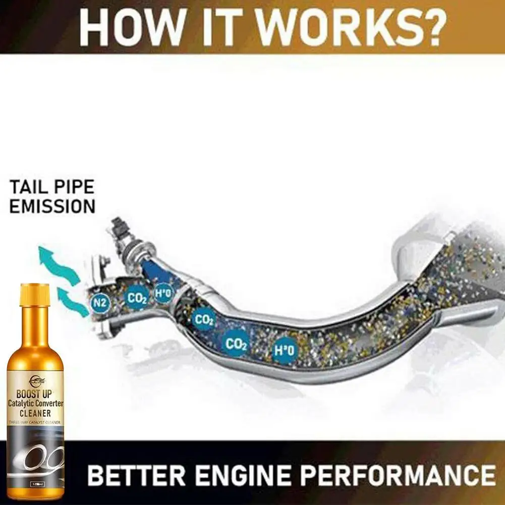 1 قطعة 120 مللي المحول الحفاز المنظفات السيارات وكيل نظيف المحفزات مسرعات المحرك لتنظيف الأنظف CSV سهلة P8Y5