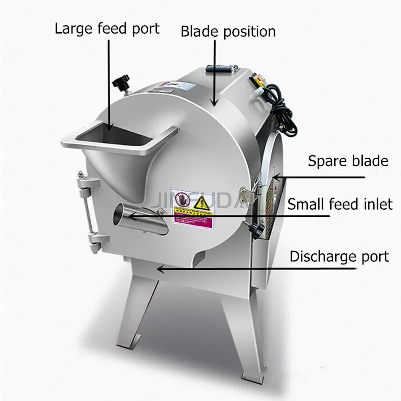 High Quality Commercial Fruit Vegetable Slicer Shred Dicing Carrot Onion Cucumber Potato Vegetable Cutter Cutting Machine