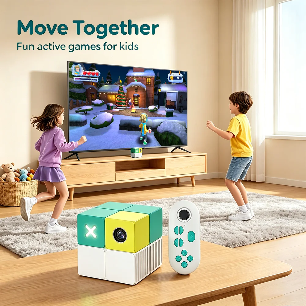 U12 Motion Game Console HD Camera AI Motion Tracking Kids Family TV Game Dual Player Indoor Exercise Active Gift HDMI
