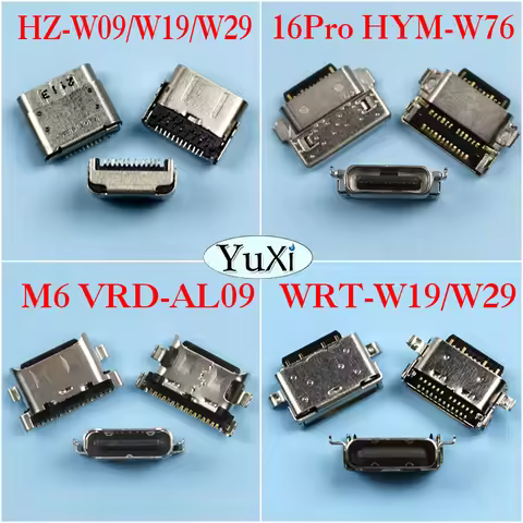 1Pc Type-C USB Charging Socket For Huawei MateBook D15 BOH-WAQ9R Jack Dock Connector Port D14 Nbl-WAQ9RP WRT-W19/W29 16Pro