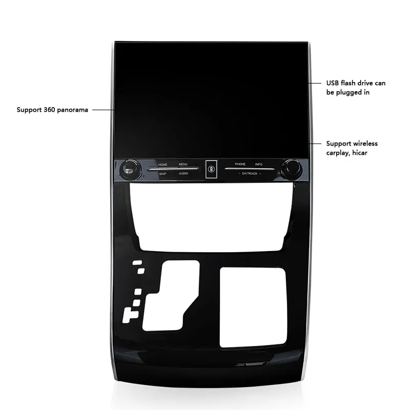 2008-2014 for Toyota Alphard/Vellfire High Quality New Central Control Navigation Host Multi-Function Large Screen