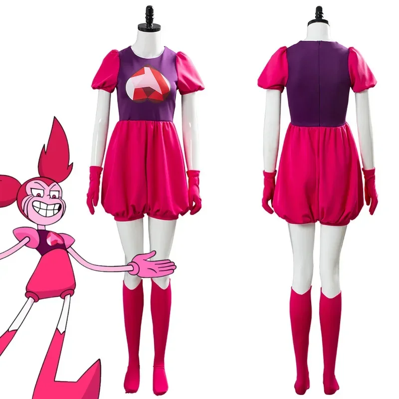 Costumi Cosplay di stephen Universe vestito di gemma di spinello 2020 nuovo Costume da film tuta per le donne ragazze vestono gli insiemi con i calzini dei guanti