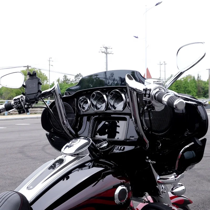 

Suitable for New Condition Rise 1.5in Handlebar for HD Trikes and FLHX/FLHT Motorcycles 12in/14in/16in Fit Body Systems Accessor