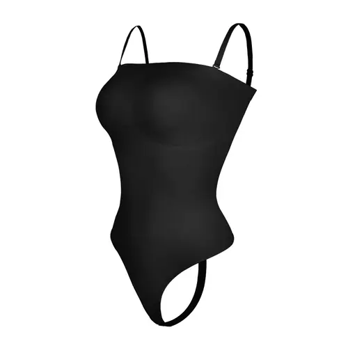 Off Shoulder Bustier Tube Top Strapless Bodysuit Women Thongs Shapewear Tummy Control Body Shaper Waist Trainer Skinny Underwear - Image 7