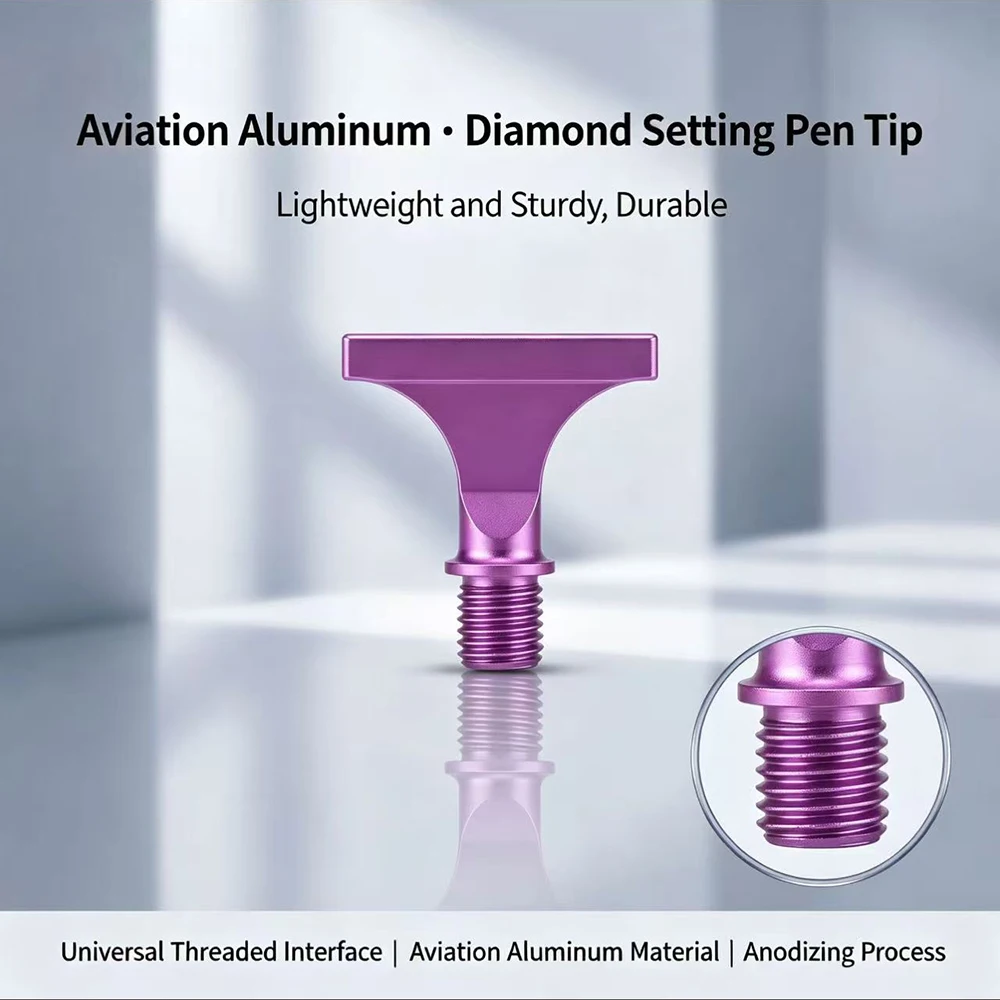 HOMFUN New 1-25 Head Diamond Painting Pen Tip, Sturdy and Durable Thin Multifunctional Threaded Tip Embroidery Nail Art Tool view 3