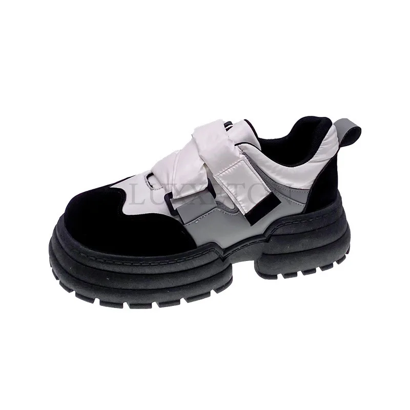 Thick Soled Round Toe Sponge Cake Heel Sports Shoes for Increased Comfort Casual Women Shoes for Fashion and Versatility