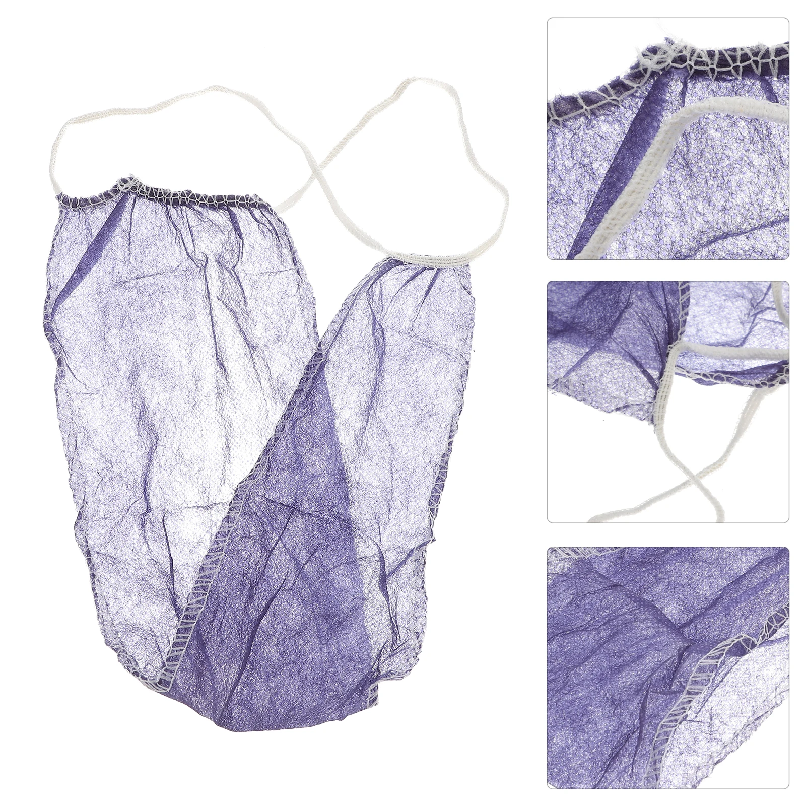 

100 Pcs Disposable Panties Non-Woven Thong Women Underwear Sauna Briefs Period Travel Soft Breathable Elastic Waistband