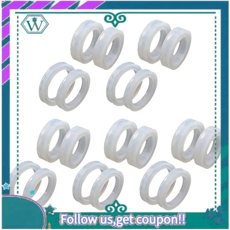 

A09P 20PCS Silicone Mould Mold Round For Curve Bangle Bracelet Jewelry Making DIY
