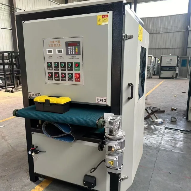 

It belongs to a flat wire drawing and a small belt and a stainless steel grinding and deburring sander.