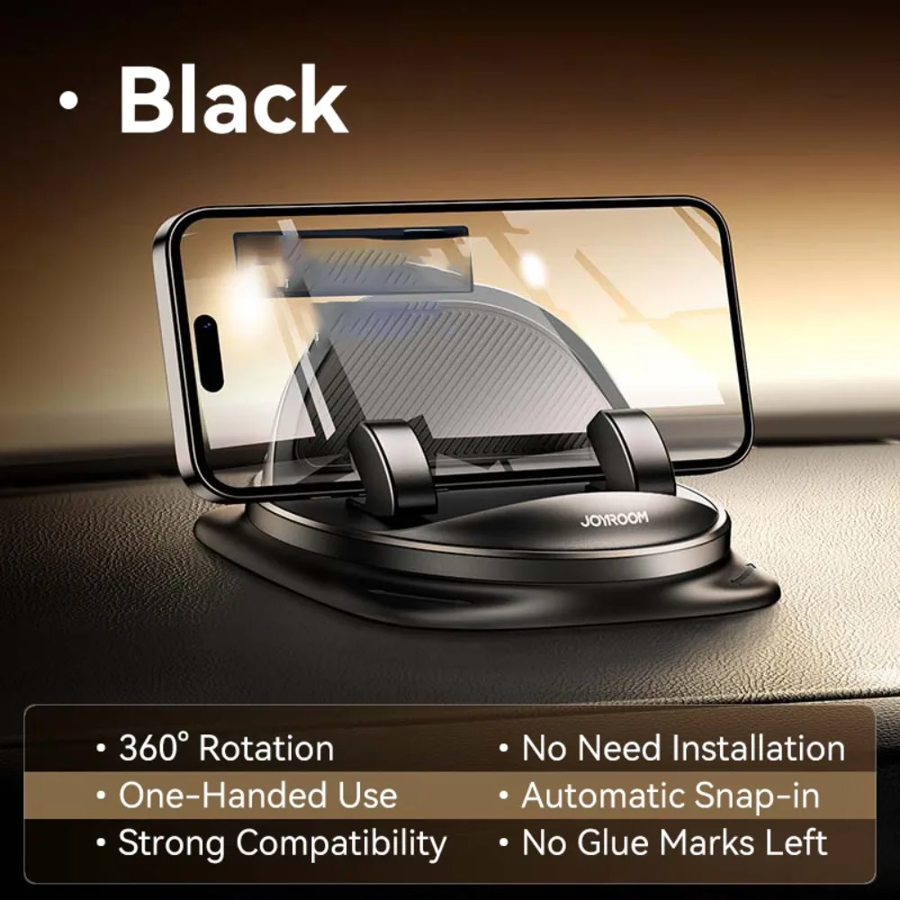 

Universal Dashboard Car Phone Holder 360° Rotation Anti-slip Car Phone Holder Silicone Central Control Navigation Mobile Holder