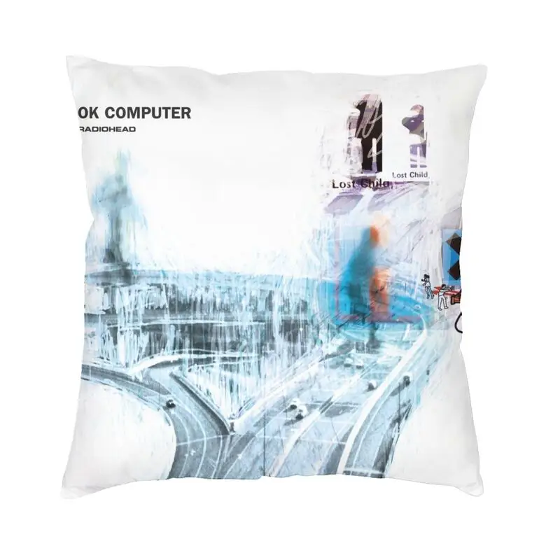 Radioheads Music Throw Pillow Covers Home Decor Kawaii Rock Band Radio Outdoor Cushions Square Pillowcase