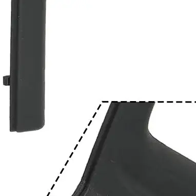 

1pair Windshield Wiper Cowl Cover Pair For Toyota For Yaris 2012-2014 Direct Fit Exterior Car Parts Black Plastic