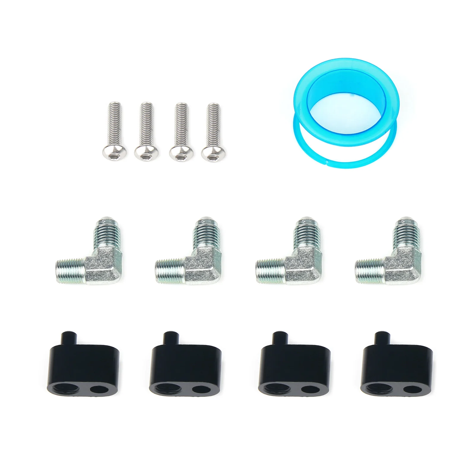 Complete Stainless Steel Steam Vent Coolant Crossover Kit Engines Coolant Crossover Steam Vent Kit For LS1 LS2 LS3 LS6 LS7 LSX