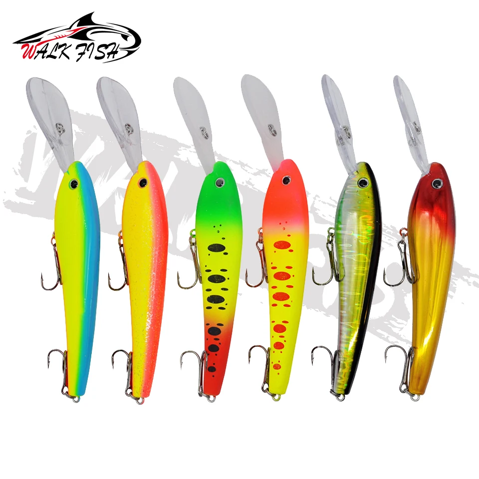 WALK FISH 1PCS Minnow Fishing Lure Long Cast Hard Artificial Bait 22g Fishing Wobblers Pike Carp Bait Crankbaits Fishing Tackle - view 4