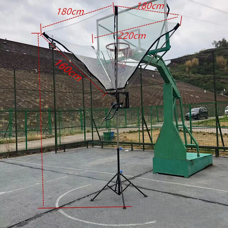 

Portable Movable Basketball Return System Traditional Pole Wall-Mounted Hoop Shot Trainer