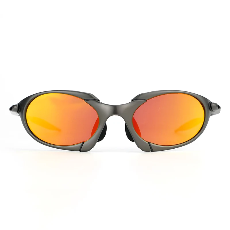 Óculos de sol polarizados de metal esporte googles óculos de sol para homens mulheres equitação condução pesca óculos de sol