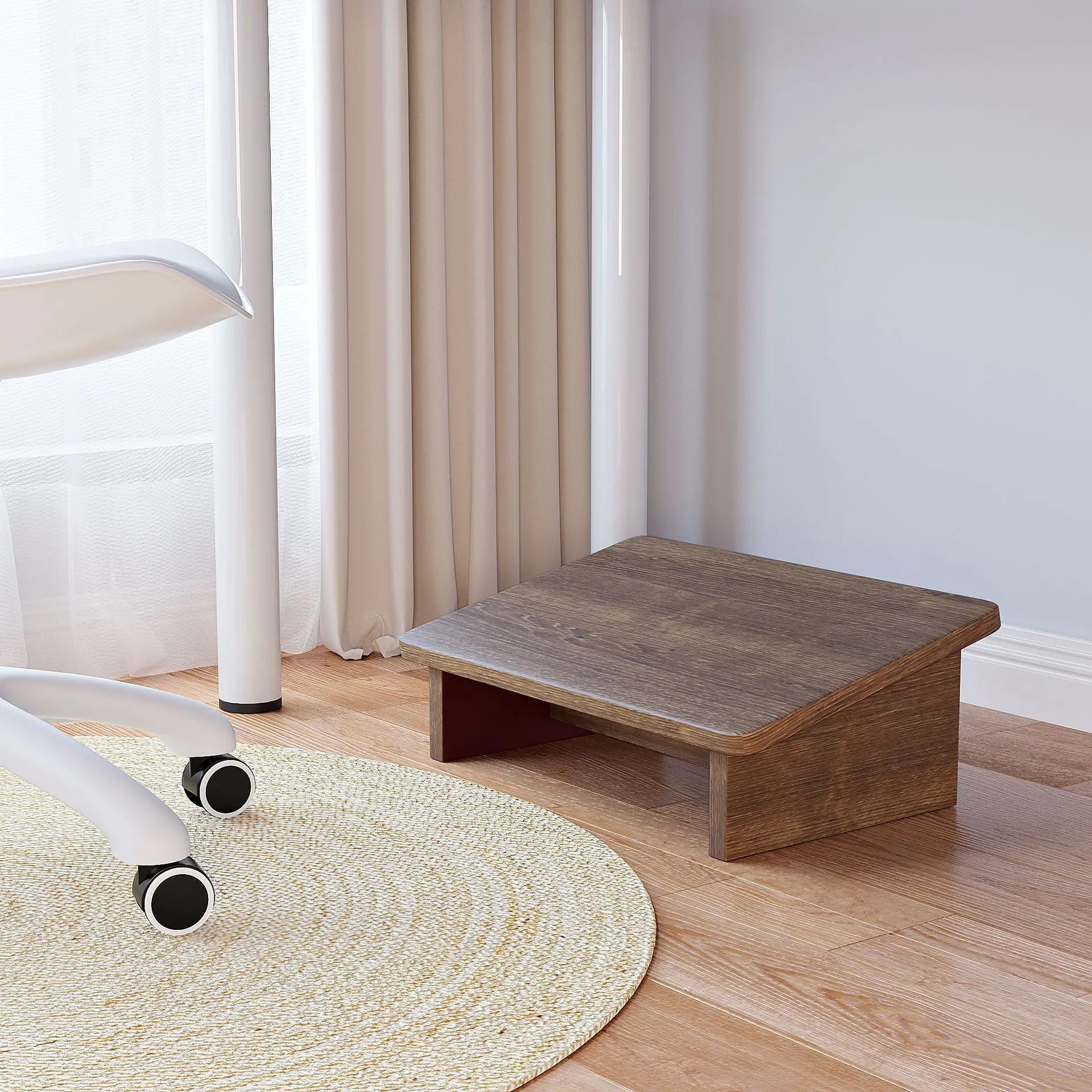 office-footrest-pad-piano-pedal-desk-anti-lift-leg-rest-step-stool-european-style-customizable-children's-furniture