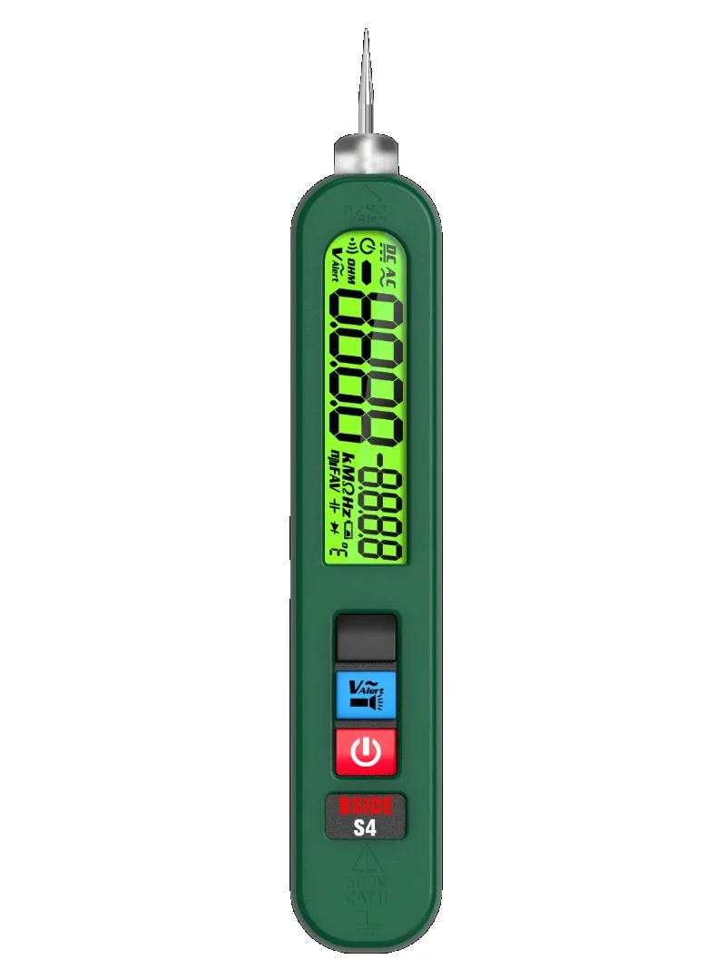 Intelligent multifunctional induction measuring pen for voltage and disconnection points specifically designed for electricians