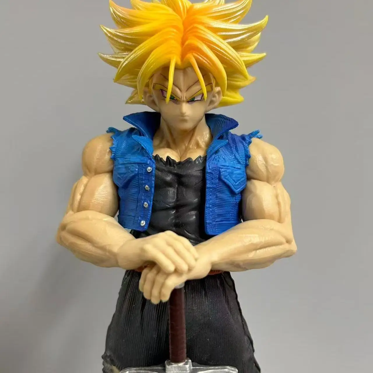 Anime Dragon Ball Z Trunks Figure  Future Trunks Action Figures 25CMPVC Statue Collection Model Toys for Children Gifts view 6